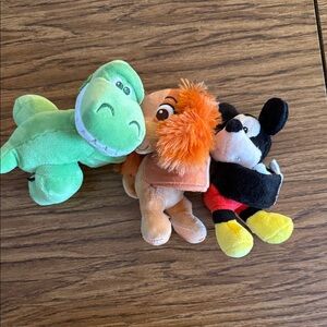 Set of three cutie cuffs, Rex, Lady and the tramp and Mickey 
Disney cutie cuffs